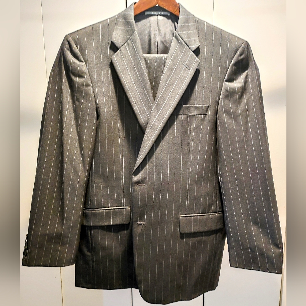 Hickey Freeman Classic Pin Stripe 2 piece Suit